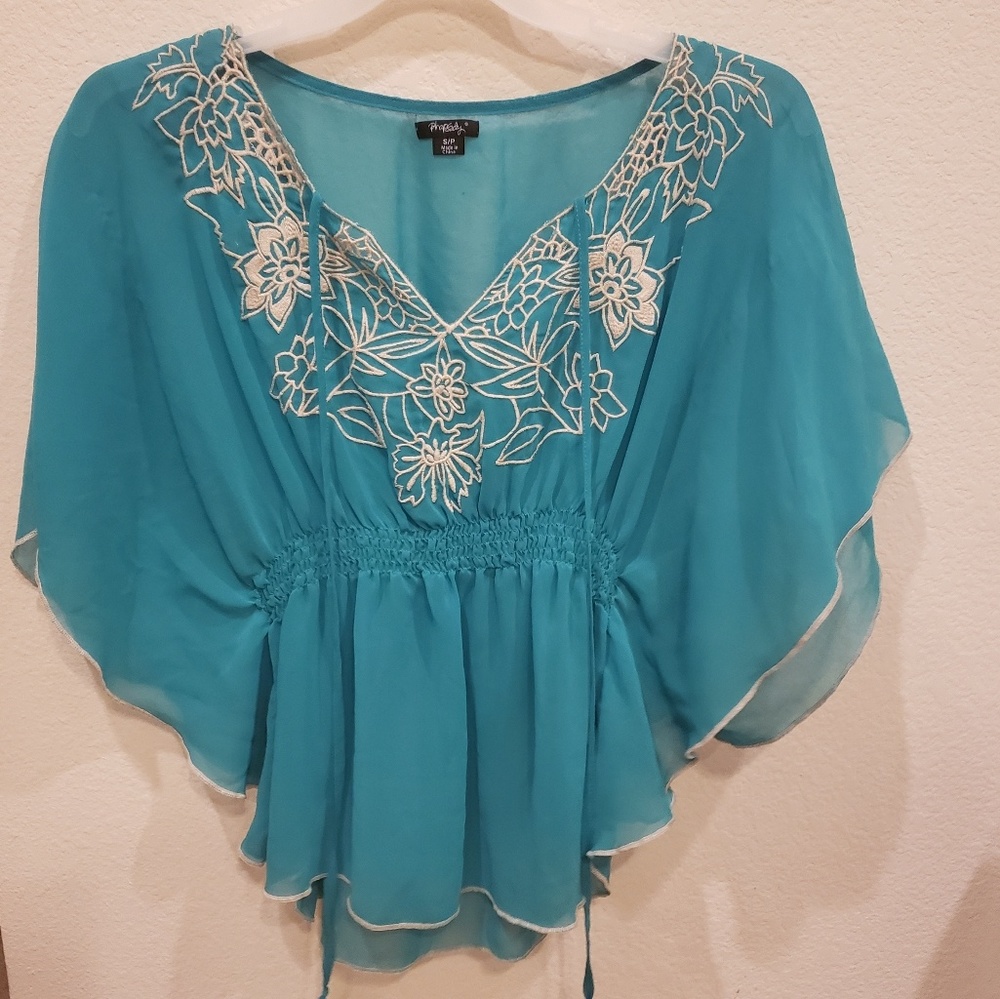 Sheer blouse
